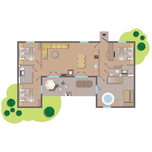 VIP cottage AG1423 at Park Allgäu